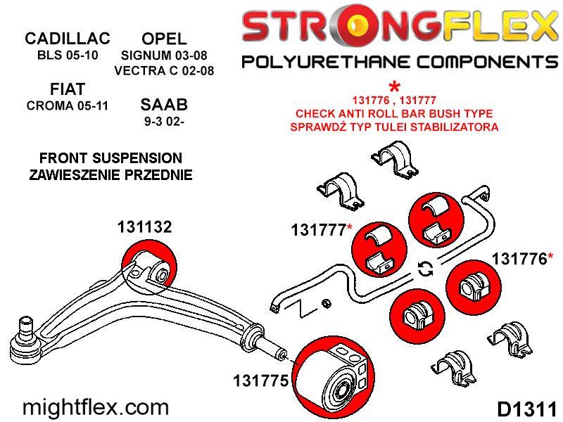 131775B: Front wishbone rear bush - Image 3