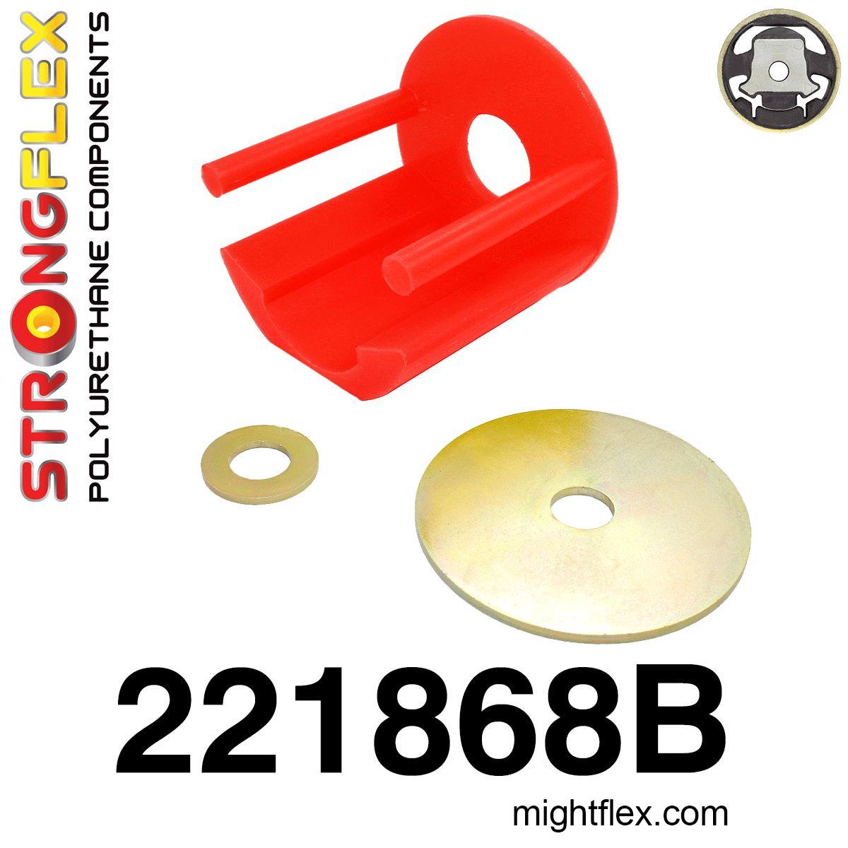 221868B: Lower engine mount insert