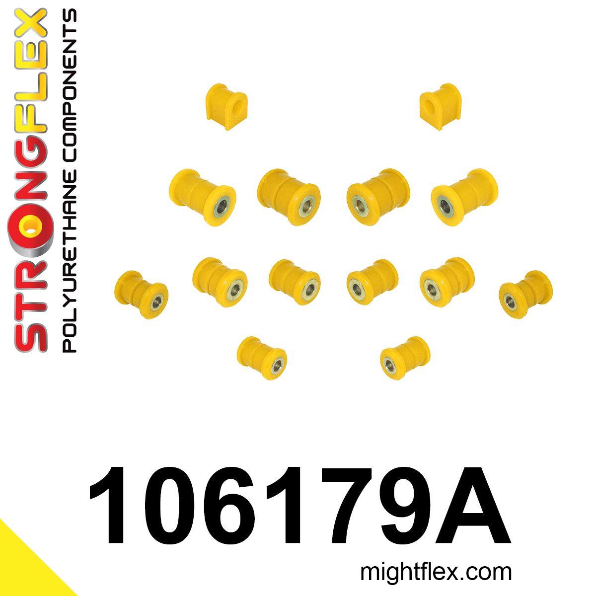 106179A: Rear suspension bush kit SPORT