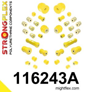 116243A: Full suspension bush kit SPORT