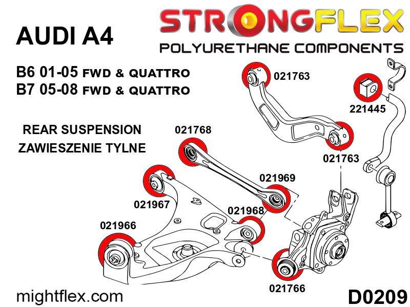 021966A: Rear lower arm - front bush SPORT - Image 2