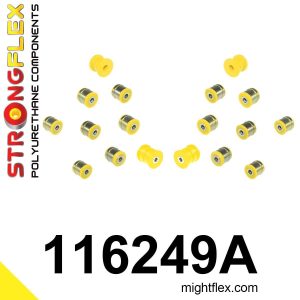 116249A: Rear suspension bush kit SPORT