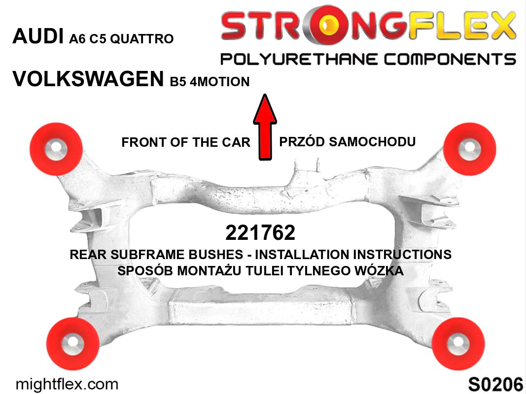 221762A: Rear subframe bush SPORT - Image 2