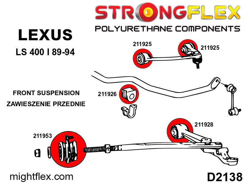 216257A: Full Suspension bush kit SPORT - Image 2