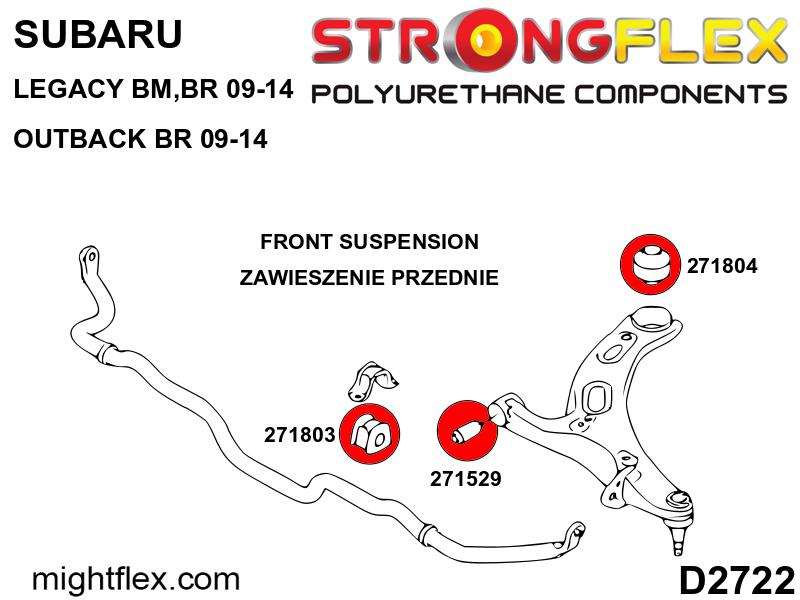 271804A: Front control arm – rear bush SPORT - Image 2