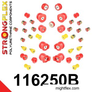 116250B: Full suspension  polyurethane bush kit