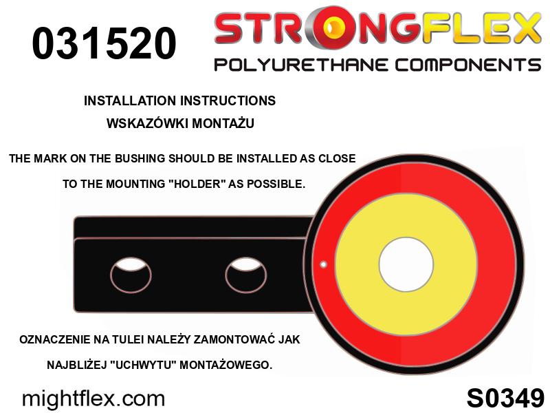 031520B: Front wishbone rear bush - Image 2