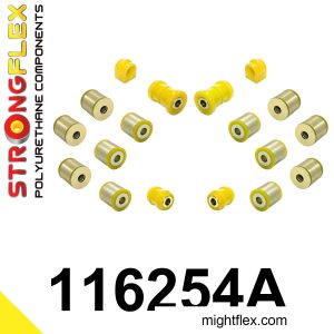 116254A: Rear suspension bush kit SPORT