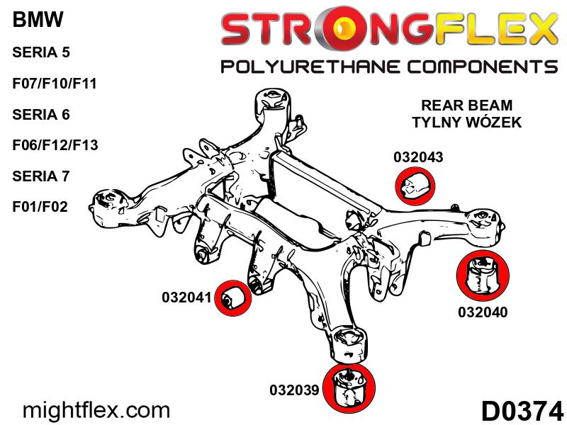 032041B: Rear diff mount - front bush - Image 2