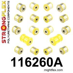 116260A: Rear suspension bush kit SPORT