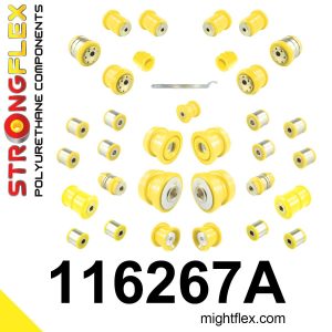 116267A: Full suspension  polyurethane bush kit SPORT