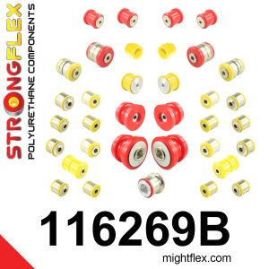 116269B: Full suspension  polyurethane bush kit