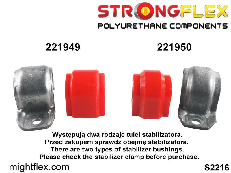 221949A: Rear stabilizer bush SPORT - Image 2