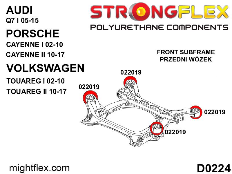 026268B: Full suspension polyurethane bush kit - Image 2