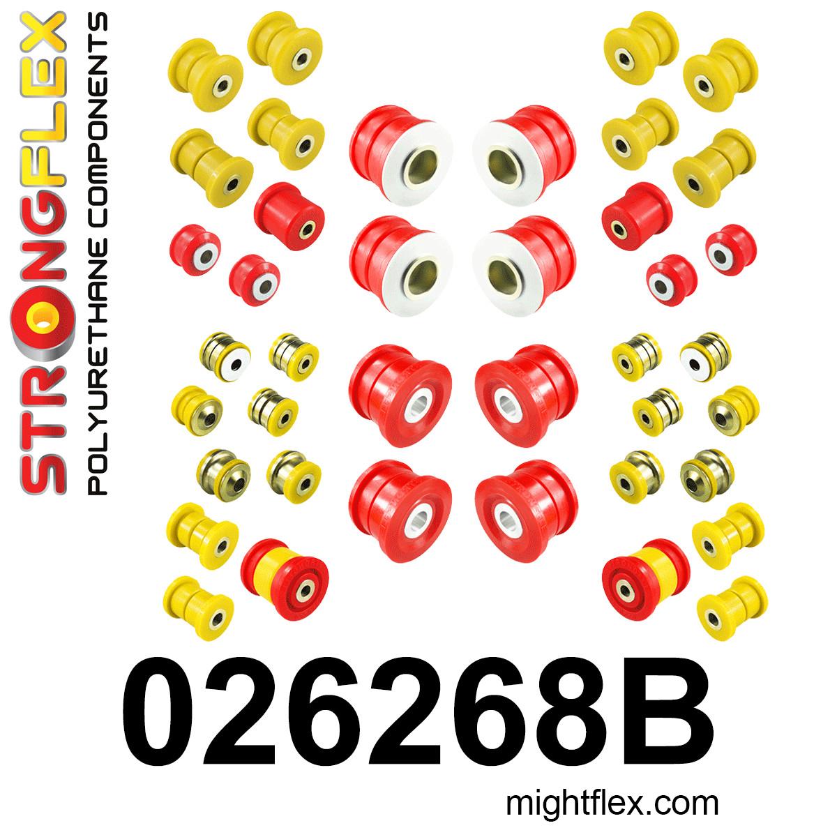 026268B: Full suspension polyurethane bush kit