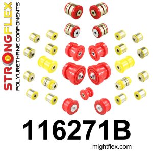 116271B: Full suspension  polyurethane bush kit