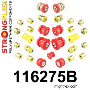 116275B: Full suspension  polyurethane bush kit