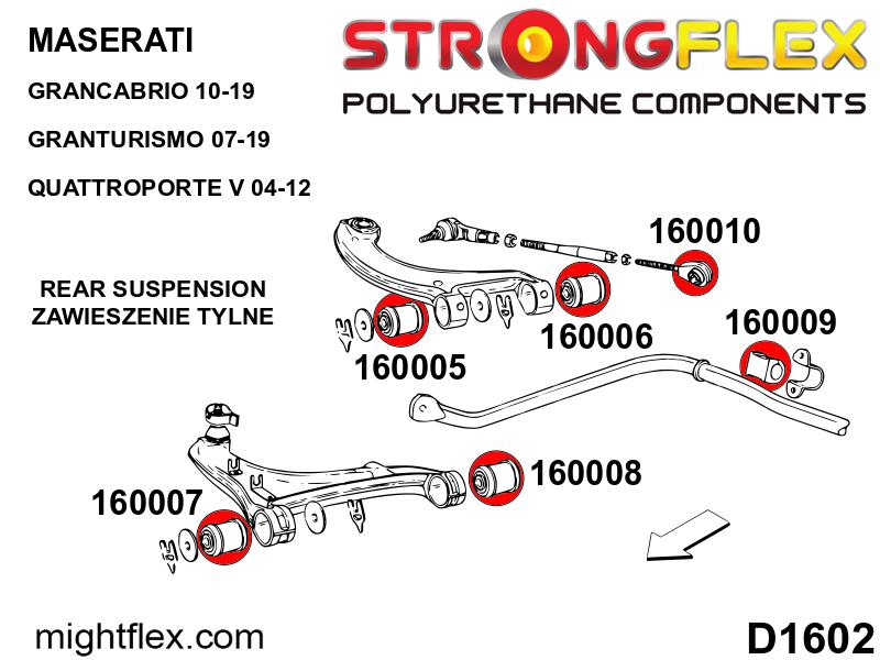 160007A: Rear lower arm – front bush SPORT - Image 2