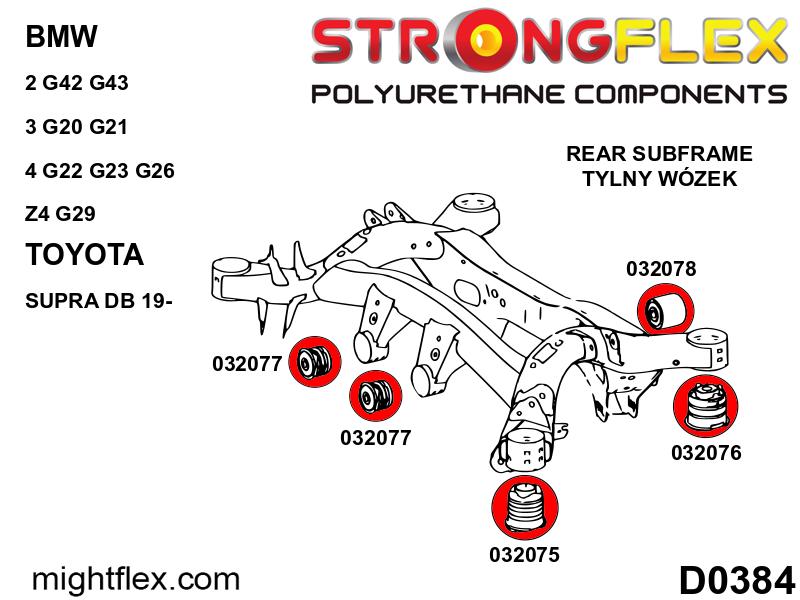 032078A: Rear diff mount - rear bush SPORT - Image 2