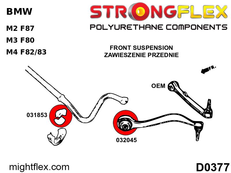 036068A: Full suspension polyurethane bush kit SPORT - Image 2