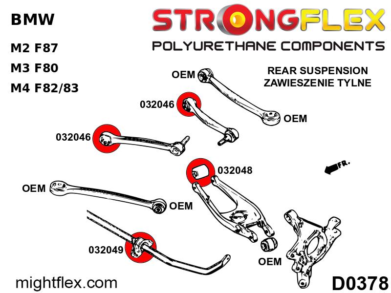 036068A: Full suspension polyurethane bush kit SPORT - Image 3