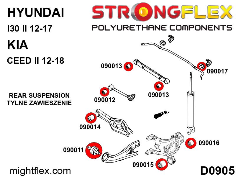 090015A: Rear hub bush SPORT - Image 2