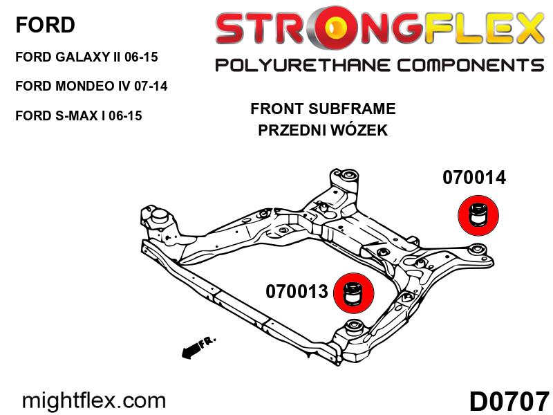 070014B: Front subframe – rear bush - Image 2