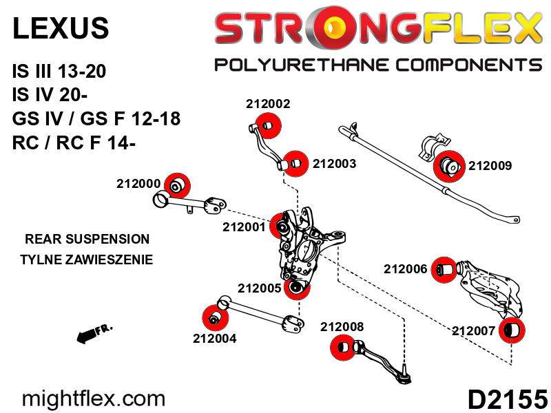 212005A: Rear hub bush – lower SPORT - Image 2