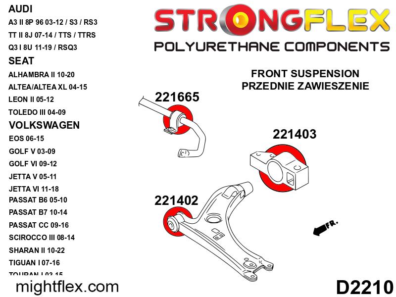 226174A: Suspension bush kit SPORT - Image 2
