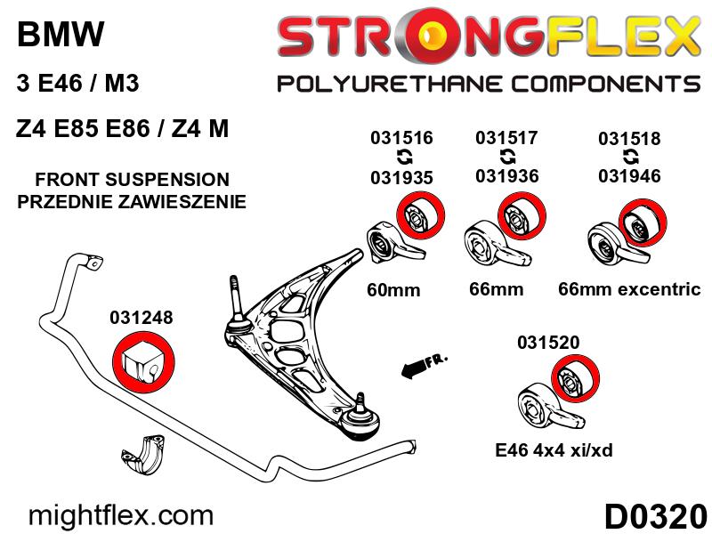 031520B: Front wishbone rear bush - Image 4
