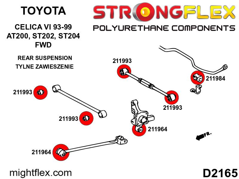 216278A: Full Suspension bush kit SPORT - Image 3