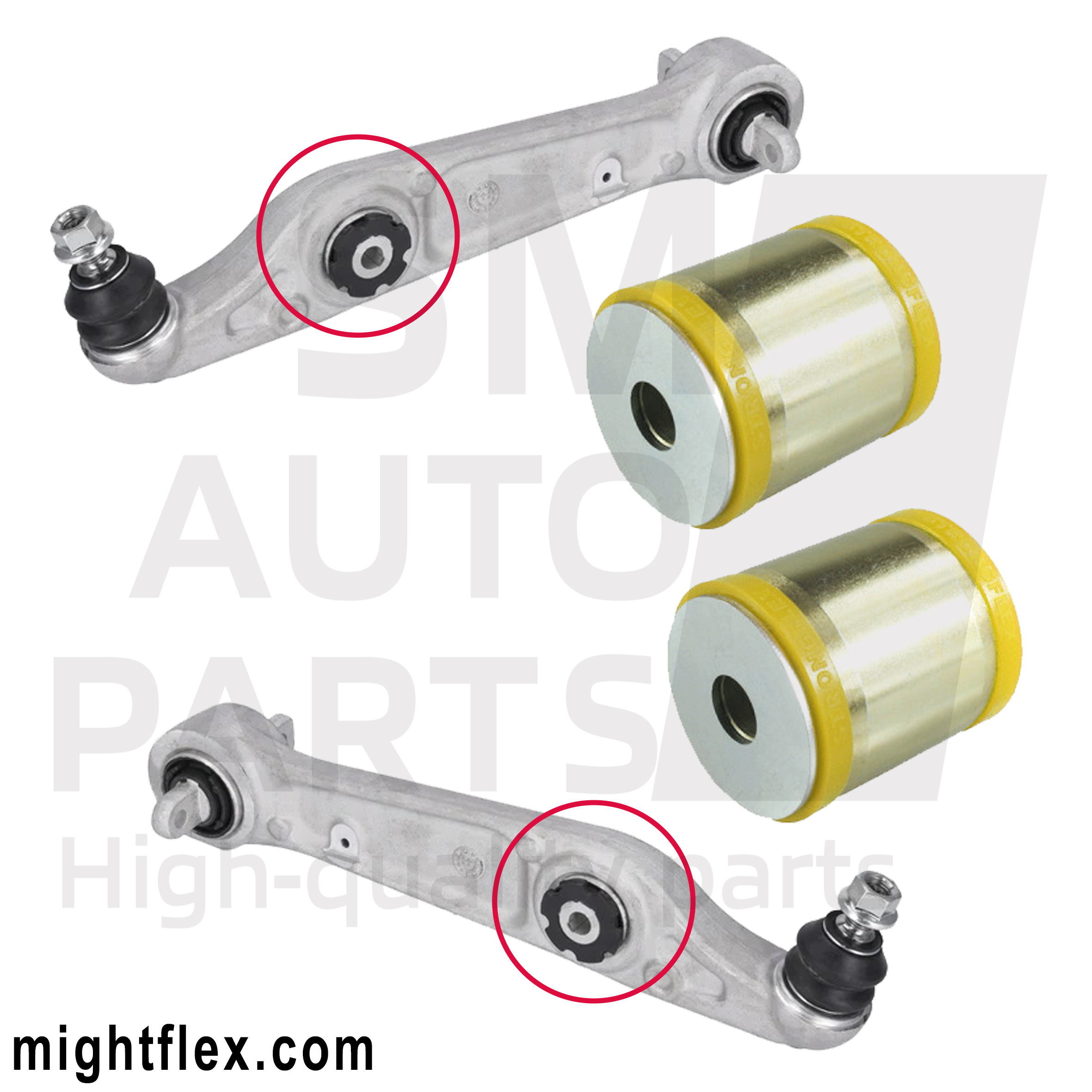 Kit front lower wishbone bush SPORT Alfa Romeo Giulia / Stelvio - 50541776